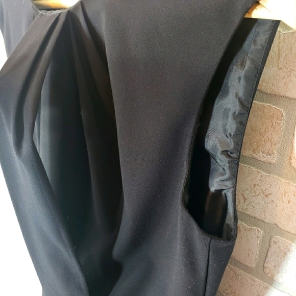 LARRY LEVINE Formal Sleeveless Dress Black Size 8 - Picture 5 of 12